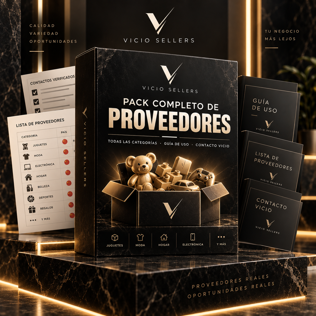 Pack Completo de Proveedores — VICIO SELLERS