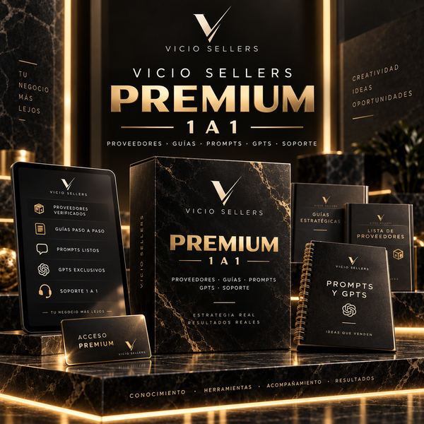 VICIO SELLERS PREMIUM — Ecosistema de Reventa